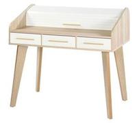 Bureau 3 tiroirs Twist SIMMOB Blanc Blanc G