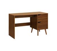 Bureau à 2 tiroirs décor bois de noyer