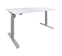 STIER Bureau à réglage en hauteur électrique STIER 501-33 100x80 cm, mélaminé blanc, 68-118 cm Quantité:1