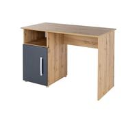 Bureau Alessio pour chambre d'adolescent, porte battante incluse