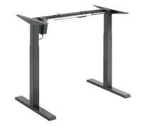 Bureau électrique Réglable en Hauteur, gris 123 cm Sans plateau Ergo Office