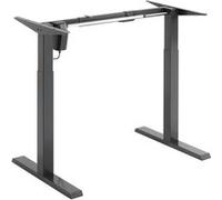 Bureau assis/debout Ergo Office ER-433 réglable en hauteur électriquement, jusqu'à 80kg, châssis sans plateau de table Gris G