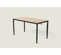 Bureau assis debout HomeMax - Noir / Bambou / 160x80 cm