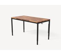 Bureau assis debout HomeMax - Noir / Noyer noir d'Amérique / 160x80 cm