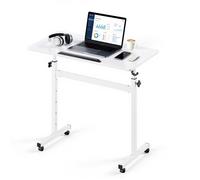 Bureau Assis-Debout Réglable Hauteur-VEVOR-810x410 mm Plateau Inclinable, Bureau Mobile pour Télétravail, Roulettes Verrouillables