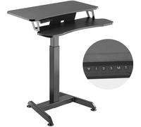 Maclean MC-835 Table de Travail électrique jusqu'à 37 kg Hauteur réglable 72-122 cm pour Travail Assis Debout