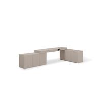 Bureau avec 2 rangements intégrées - MANON