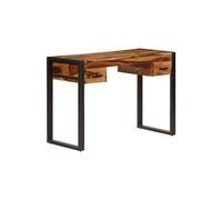 Bureau avec 2 tiroirs 110x50x77 cm Bois solide de Sesham