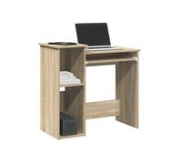 vidaXL Bureau avec étagères chêne sonoma 84x40x78 cm