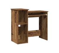 vidaXL Bureau avec étagères vieux bois 84x40x78 cm bois d'ingénierie Marron