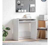 Vidaxl Bureau D'ordinateur Gris Sonoma Bois D'ingénierie Compact Simple