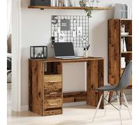 Bureau avec Tiroirs 102x50x76 cm Bois d'Ingénierie Maison Multicolore vidaXL