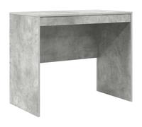 Bureau Béton Gris 90 x 50 x 76 cm Bureau d'écriture compact pour la maison | Bois d'ingénierie, surface résistante à l'usure, montage facile, nettoyage par chiffon humide, design urbain, taille compacte