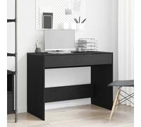 Bureau Blanc 101x50x76,5 cm Aggloméré Table d'Ordinateur Informatique vidaXL