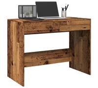 Bureau Blanc 101x50x76,5 cm Aggloméré Table d'Ordinateur Informatique vidaXL
