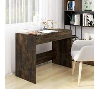 Bureau Blanc 101x50x76,5 cm Aggloméré Table d'Ordinateur Informatique vidaXL