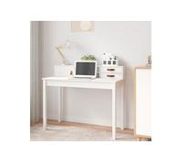 vidaXL Bureau Blanc 110x50x93 cm