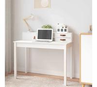 vidaXL Bureau avec tiroir Cire marron 110 x 50 x 93 cm Pin massif