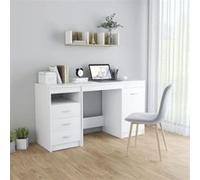 vidaXL Bureau blanc 140x50 cm