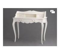 Bureau blanc cassé Apolline - Amadeus - Blanc - Bois Blanc G