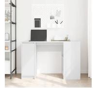 Bureau Blanc, CLOUD, Table à écrire, Pour 1 personne, blanc 120x42x76 cm ,bois d'ingénierie BBB802