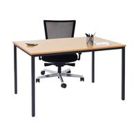 Bureau Braila, table de conférence / seminaire, 120x80cm aspect hêtre Marron G