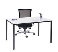 Bureau Braila, table de conférence / seminaire, 120x80cm blanc
