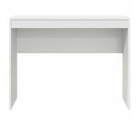 Bureau BURKE, Blanc Table à écrire - 1 PERSONNE - Autre Blanc 100x40x76 cm - Bois d'ingénierie BB928