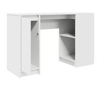 Bureau BURKE, Blanc Table à écrire - 1 PERSONNE - blanc 120x42x76 cm - bois d'ingénierie BB794