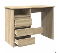 Bureau BURKE, Brun Table à écrire - 1 PERSONNE - chêne sonoma 102x50x75 cm - bois d'ingénierie BB776