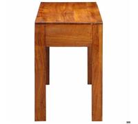 Bureau BURKE, Marron Table à écrire - 1 PERSONNE - avec tiroir - Marron 100x50x75 cm - Bois d'acacia massif BB349