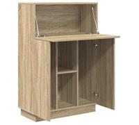 Bureau BURKE, Marron Table à écrire - 1 PERSONNE - Chêne Sonoma 71.5x31.5x106.5 cm - Bois d'ingénierie BB1002