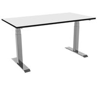 Bureau celexon PRO eAdjust-58123 réglable en hauteur électriquement - gris, avec plateau HPL 175 x 75 cm