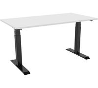 Bureau celexon PRO eAdjust-58123 réglable en hauteur électriquement - noir, avec plateau 175 x 75 cm