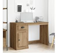 vidaXL Bureau Chêne Artisanal 50×115×75 cm Bois d'ingénierie Design moderne avec rangement