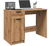 vidaXL Bureau chêne artisanal Bois d'ingénierie 100x50x75 cm
