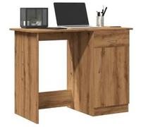 VidaXL Bureau chêne artisanal 100x50x76 cm