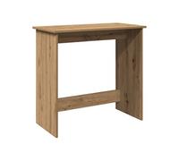 vidaXL Bureau Chêne artisanal 80x40x75 cm, bois d'ingénierie