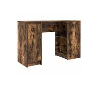 Bureau Chêne fumé 120x42x76 cm Bois d'ingénierie Réf. 861818