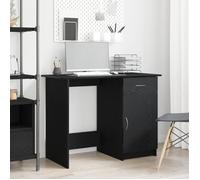 Bureau vidaXL Noir Chêne 100x50x76 cm en bois d'ingénierie