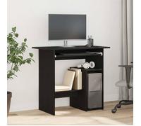 Bureau - Chêne noir - 80x45x74 cm - Bois d'ingénierie - Design contemporain