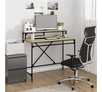 vidaXL Bureau chêne sonoma 100x50x90 cm bois d'ingénierie et fer 826700