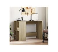 Bureau chêne sonoma 102x50x75 cm bois d ingénierie