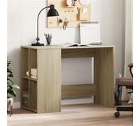 Bureau chêne sonoma 102x50x75 cm bois d ingénierie Marron G