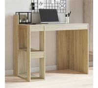 vidaXL Bureau chêne sonoma 103,5x56,5x94 cm Bois d'ingénierie