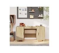vidaXL Bureau Chêne sonoma 140x50x75 cm