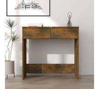 Bureau Chêne Sonoma Aggloméré Table d'Ordinateur Informatique Ecriture vidaXL