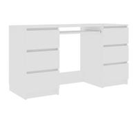 Bureau - CLOUD - Blanc - 140x50x77 cm - bois d'ingénierie LL81618