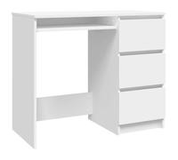 Bureau - CLOUD - Blanc - 90x45x76 cm - bois d’ingénierie LL11754