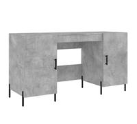 Bureau - CLOUD - Gris béton - 140x50x75 cm - bois d'ingénierie LL218623